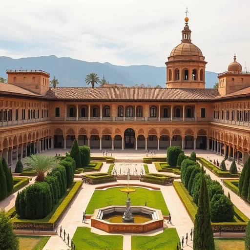 La majestuosa Alhambra de Granada, con sus intrincados detalles arquitect&oacute;nicos y jardines
